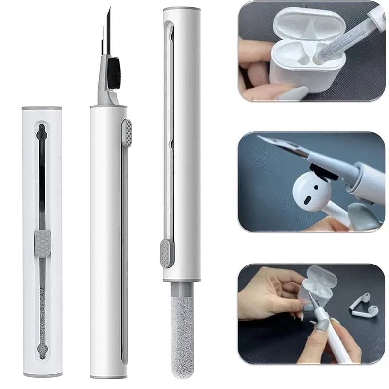 3 In 1 Earphone Cleaning Pen, Earbuds Case Cleaning Kit, Multifunctional Headphones Airphone Keyboard Cleaning Pen, Multipurpose 3 In 1 Cleaning Pen For Keyboard Camera AirPords Earbud 3 In 1 Earphone Cleaning Pen, Earbuds Case Cleaning Kit, Multifunctional Headphones Airphone Keyboard Cleaning Pen, Multipurpose 3 In 1 Cleaning Pen For Keyboard Camera AirPords Earbud